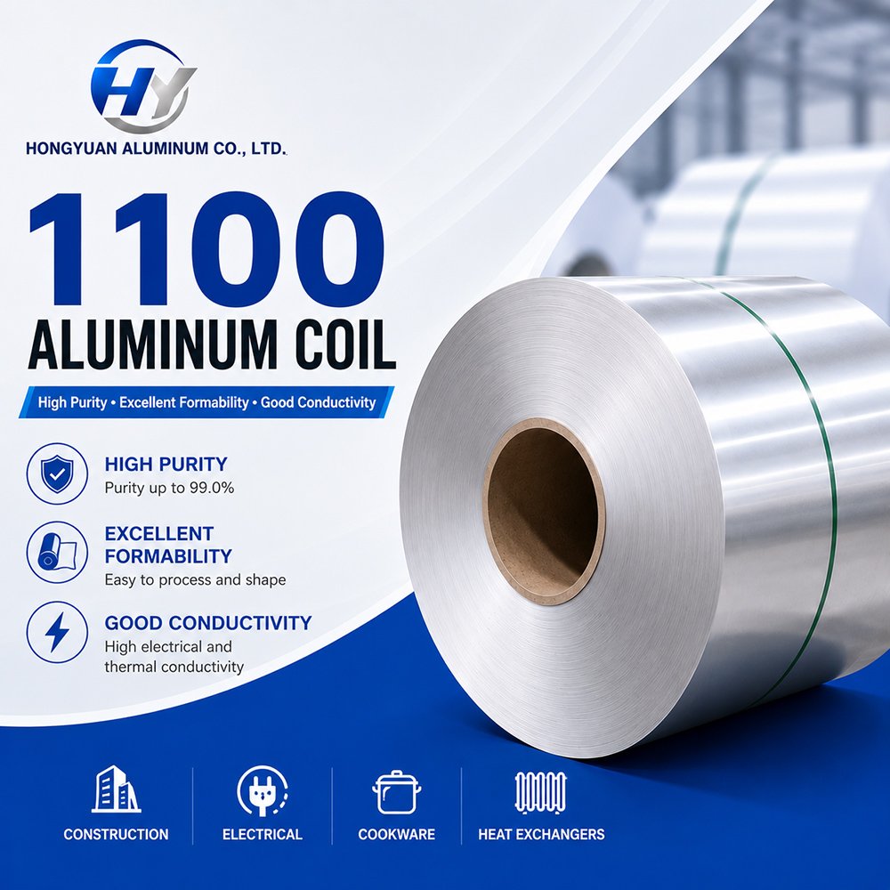 1100 Aluminum Coil Supplier – Hongyuan Aluminum