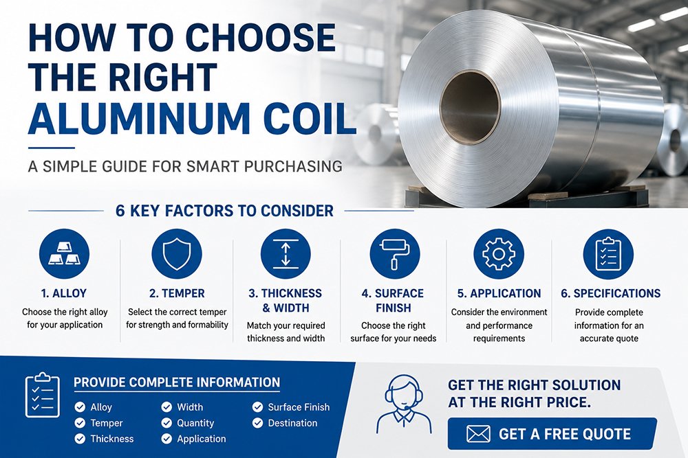 How to Choose the Right Aluminum Coil for Your Project