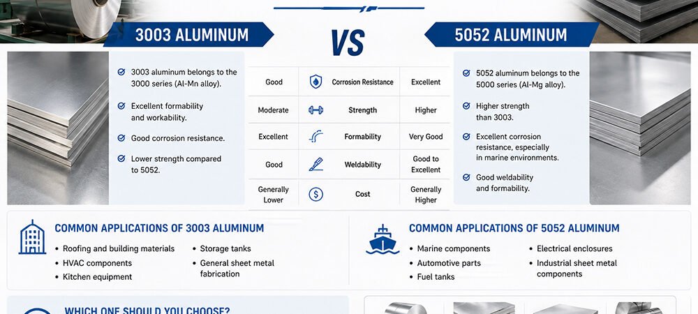 3003 vs 5052 Aluminum: What’s the Difference and Which One Should You Choose?