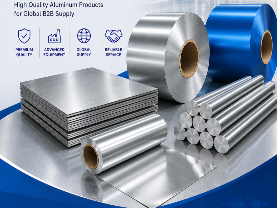Aluminum coil, sheet, foil and color coated aluminum products