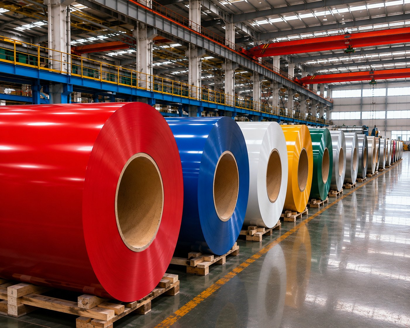 Durable and Versatile Color Coated Aluminum Coil for Roofing, Cladding, Decoration and Industrial Applications.