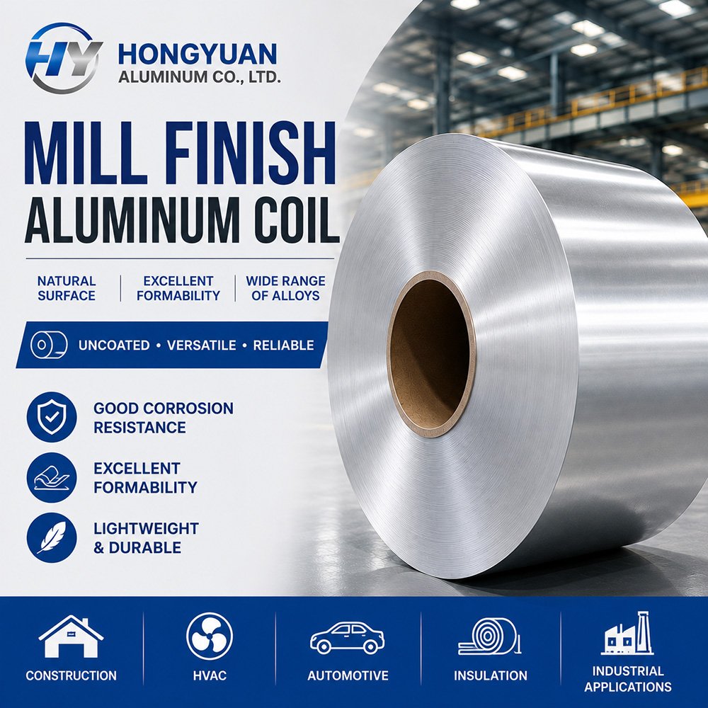 Mill Finish Aluminum Coil Supplier – Hongyuan Aluminum