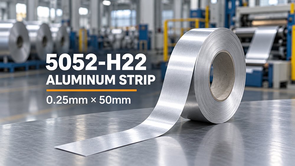 5052-H22 Aluminum Strip 0.25mm x 50mm Specifications, Applications and Sourcing Guide