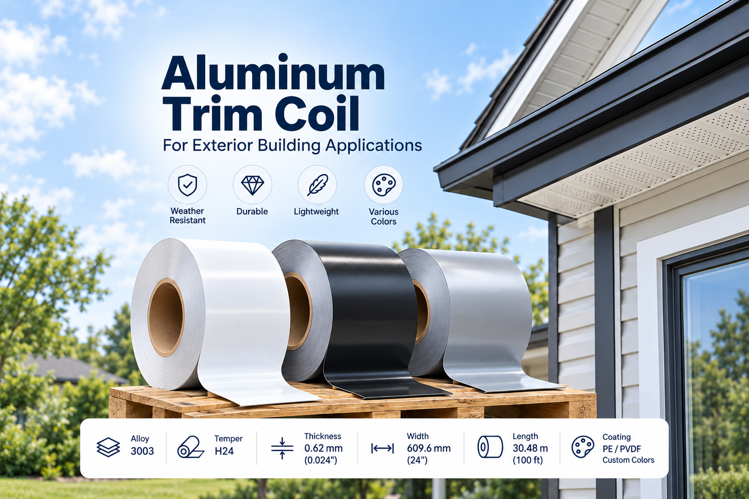 3003-H24 Aluminum Trim Coil for Exterior Applications: A Complete Buying Guide