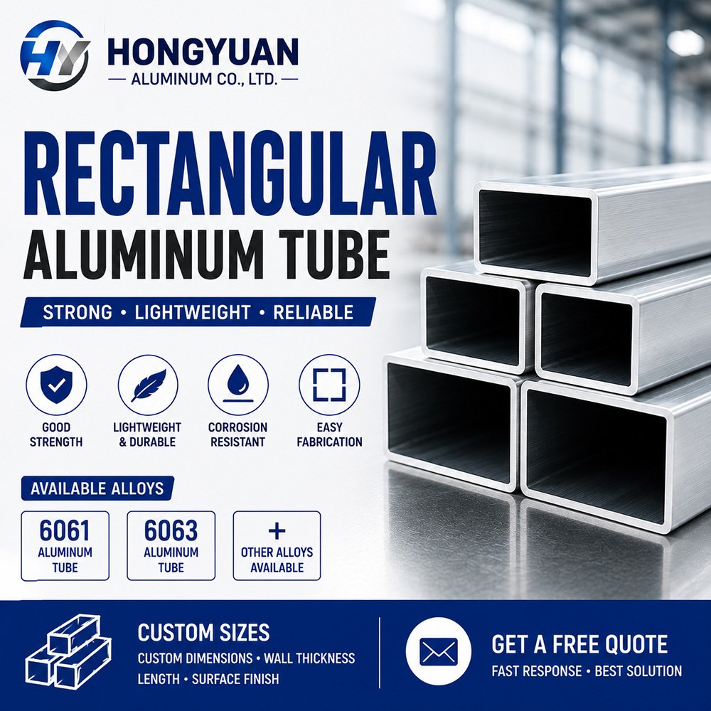 Rectangular Aluminum Tube Supplier – Hongyuan Aluminum