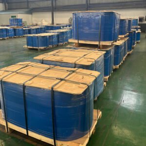1050 Aluminum Circle Wooden Pallet Packaging with Plastic Film and Steel Strapping