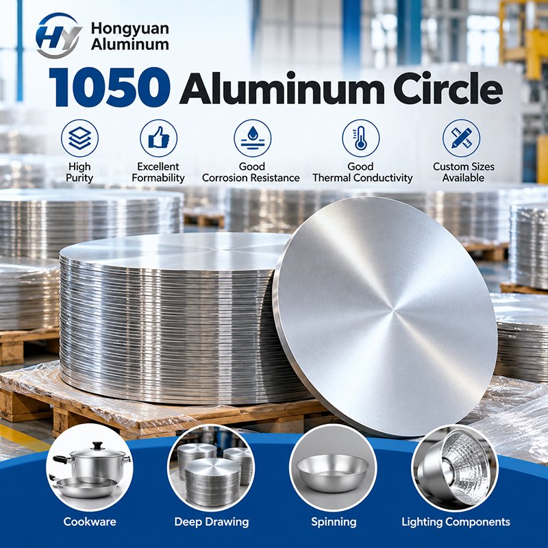 1050 Aluminum Circle for Cookware – Hongyuan Aluminum