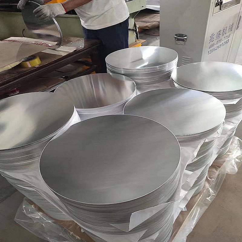 3003 Aluminum Circle Stacked Products – Hongyuan Aluminum