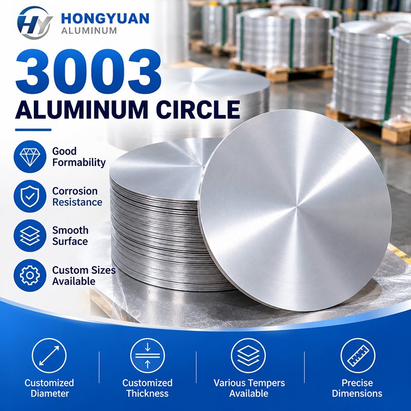 3003 Aluminum Circle Manufacturer – Hongyuan Aluminum